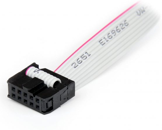 StarTech 2 Port 16in DB9 Serial Port BRacket to 10 Pin Header - DB9 bRacket - DB9 Header - Serial Port bRacket (PLATE9M2P16), Gray - Image 3