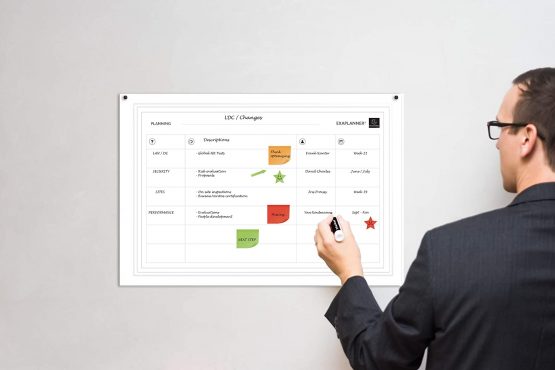 Exacompta 'Exaplanner' Team Management Magnetic Wall Planner - Image 3