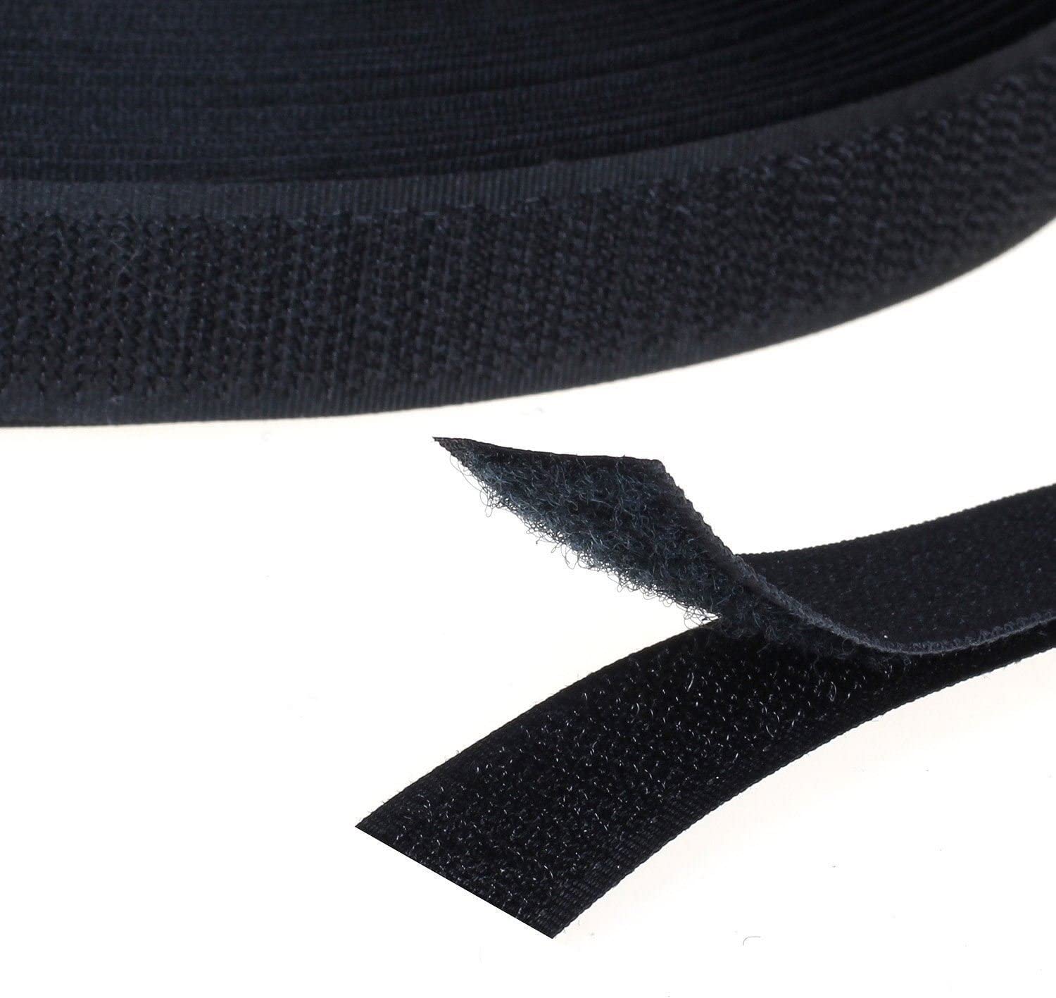 Velcro Brand Black Sew-on Tape Hook and Loop 50mm 1 Metre Hook and 1 Metre Loop Sold As Continuous Length - Image 2