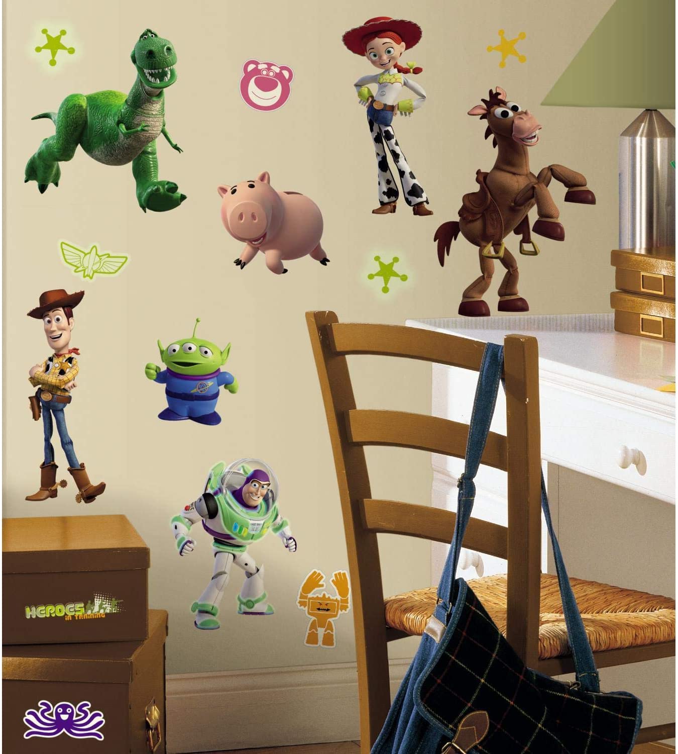 RoomMates Disney Toy Story 3 Wall Stickers, 34 Count (Pack of 1), Multi-coloured