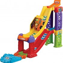 VTech Toot-Toot Drivers 3-in-1 Raceway, Toy Car racing Track for Boys and Girls, Car Tracks for Kids with Lights and Sounds, Musical Toy Race Track for Children Aged 1 to 5 Years
