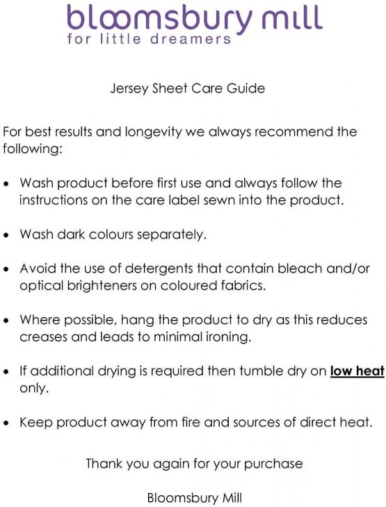 Bloomsbury Mill - 2 Pack - 100% Organic Cotton Flat Sheets - Soft and Breathable Jersey Flat Sheets - Baby Pram/Crib - Plain White - 75 cm x 100 cm - Image 4