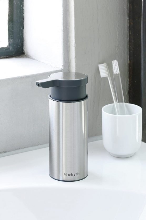 Brabantia 481208 Handwash Soap Dispenser - Matt Steel - Image 3