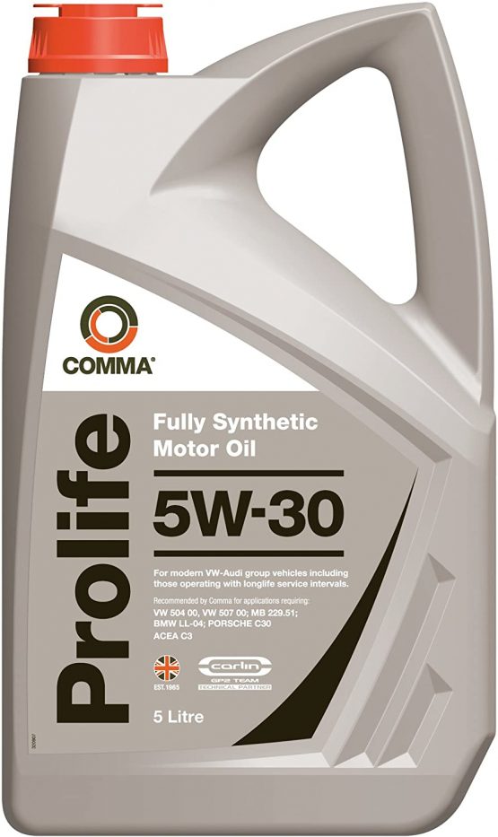 Comma PRO5L 5L Prolife Fully Synthetic 5W30 Motor Oil