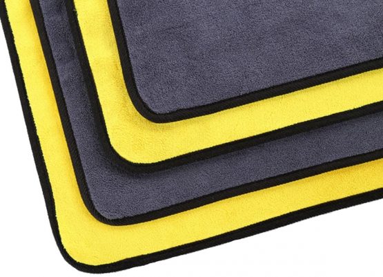 SOFTBATFY Ultrasoft, Large, Thick and Quick Drying Car Microfiber Cleaning Cloth Towel 800GSM Polishing Waxing Auto Detailing Cloth 6 Pack 16 x 16inches - Image 3
