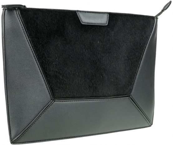 Girly HandBags Fur Envelope Clutch Bag - Image 2