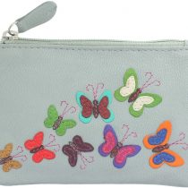 Mala Leather Harper Collection Leather Coin Purse - RFID Protection 4170_9 Grey