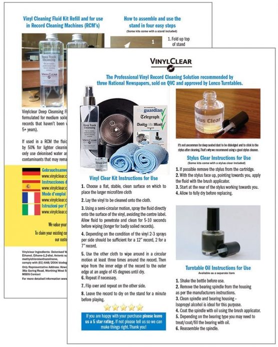 Audiophile Choice Advanced Vinyl Record Cleaning Kit - Return Your LP's To Their Just Pressed Sound - Image 3