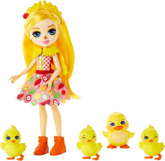 Enchantimals GJX45 Dinah Duck Doll with Slosh & Family