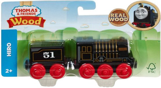 Thomas & Friends GGG67 Thomas and Friends Fisher-Price Wood Hiro Engine, Multicoloured, 0 - Image 4