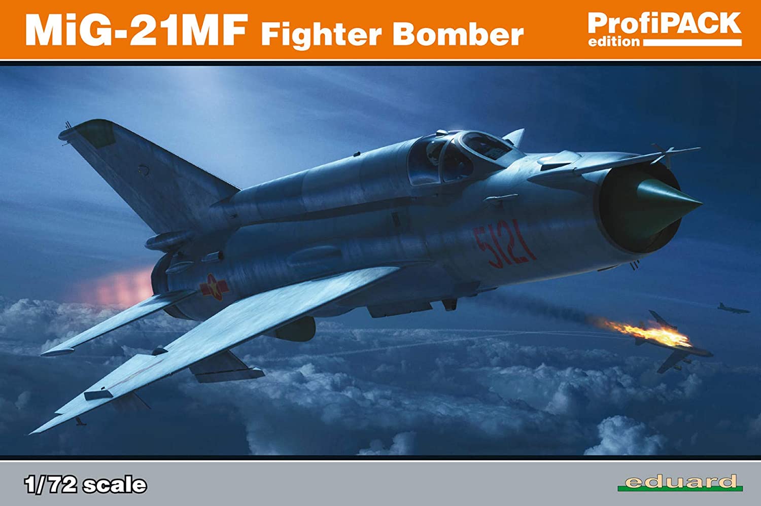 Eduard Kit 1:72 Profipack -MiG-21MF Fighter-Bomber, Various, 1:72 schaal