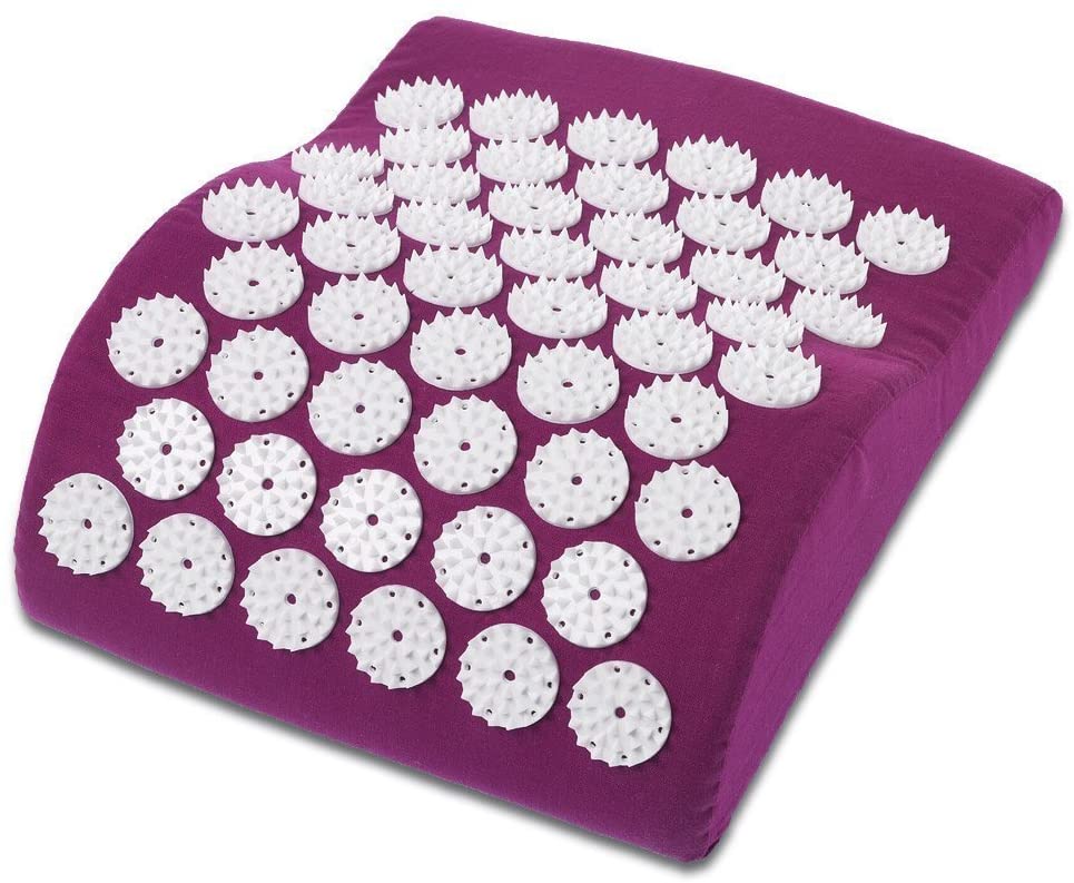 GMMH Shanti Acupressure Acupressure Pillow, Neck Pillow, Aplikator29x22 Purple, 31x23