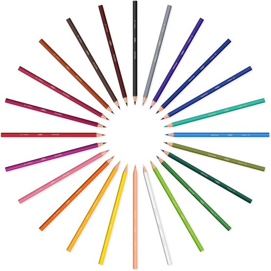 BIC Kids Evolution ECOlutions Colouring Pencils - 24 Assorted Colours, Tin Pot of 60 - Image 4