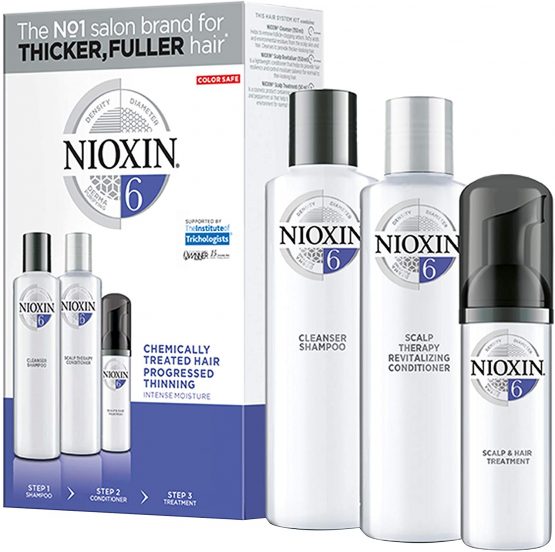 Nioxin 3 Part Trial Kit System 6