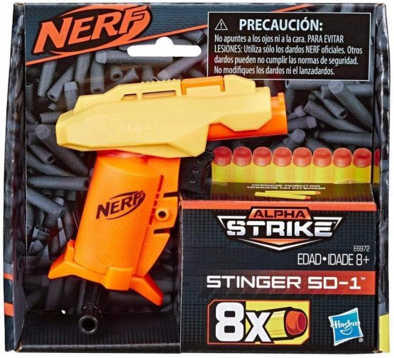 Nerf Alpha Strike Stinger SD-1 Toy Blaster - Includes 8 Official Nerf Elite Darts - For Kids, Teens, Adults - Image 2