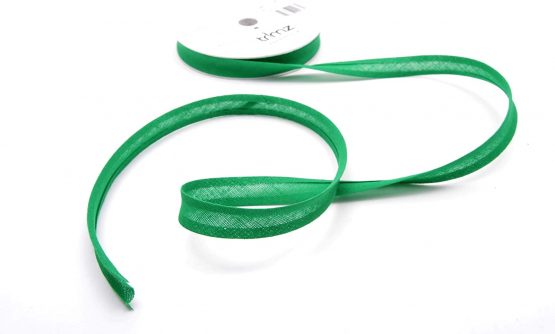 Inastri 14/ 4/ 4 mm Cotton Bias Binding, Green (Green) 57 - Image 4
