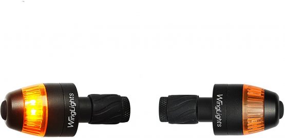 WingLights Mag V3 - Amber Indicator Lights for Bicycles and E-Scooters with Magnetic Mount