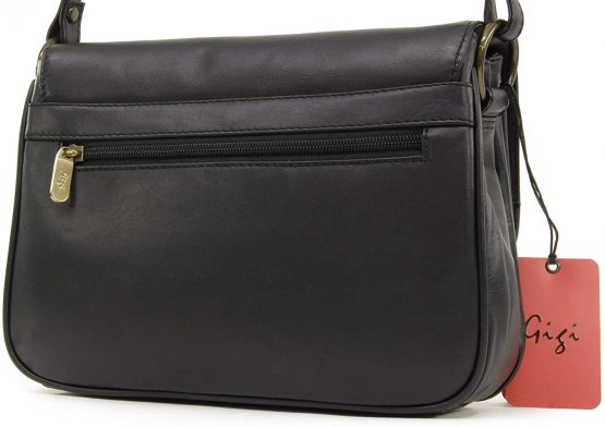 GIGI - Women's Leather Flap Over Cross Body Handbag - Shoulder Bag with Long Adjustable Strap - OTH1008 - Image 4