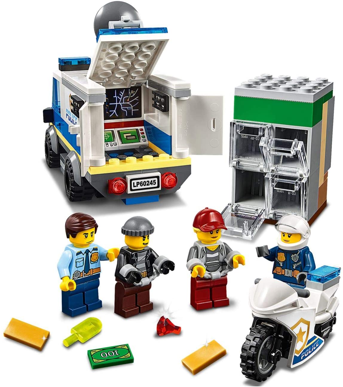 LEGO 60245 City Police Police Monster Truck Heist, Multicolor - Image 4