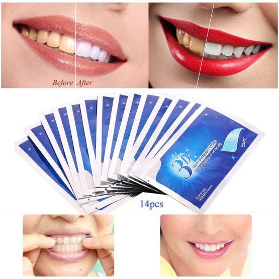 Aiooy Teeth Whitening Strips, Dental Enamel Safe Teeth Bleaching