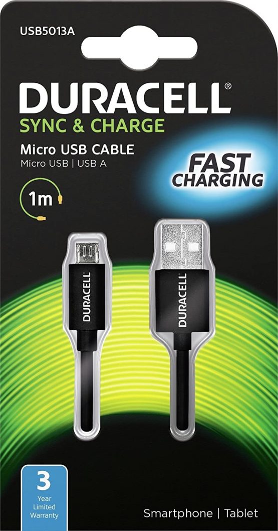 Duracell Sync and Charging Cable for Micro USB Device - Image 2