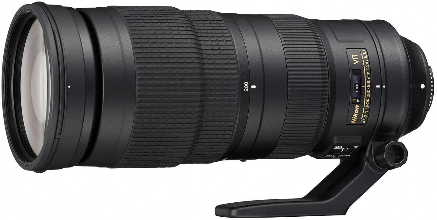 Nikon 200-500 mm/F 5.6 AF-S NIKKOR E ED VR lenses