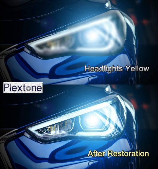 Plextone Headlights Restoration Kit Restore Dull Faded and Discoloured Headlights - Image 2
