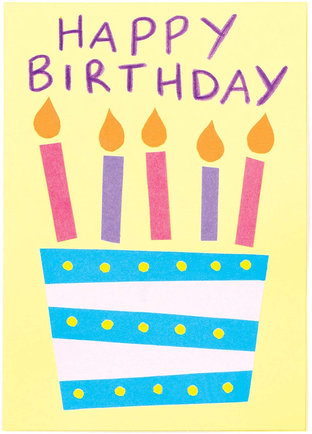 Baker Ross AF358 Blank Coloured Greeting Cards (Pack of 12) To Colour in, Decorate and Personalise, 148mm x 105mm - Image 4