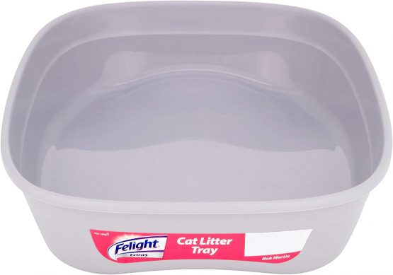 Felight | Cat Litter Tray, Easy to Clean & Suitable for Kittens | Non-Slip Base, Made in the UK | Assorted Colours ( 4 Litre Capacity) - Image 2