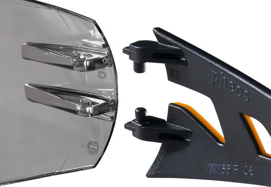 Uvex Pheos Safety Glasses for Work - Tinted Lenses - Image 3