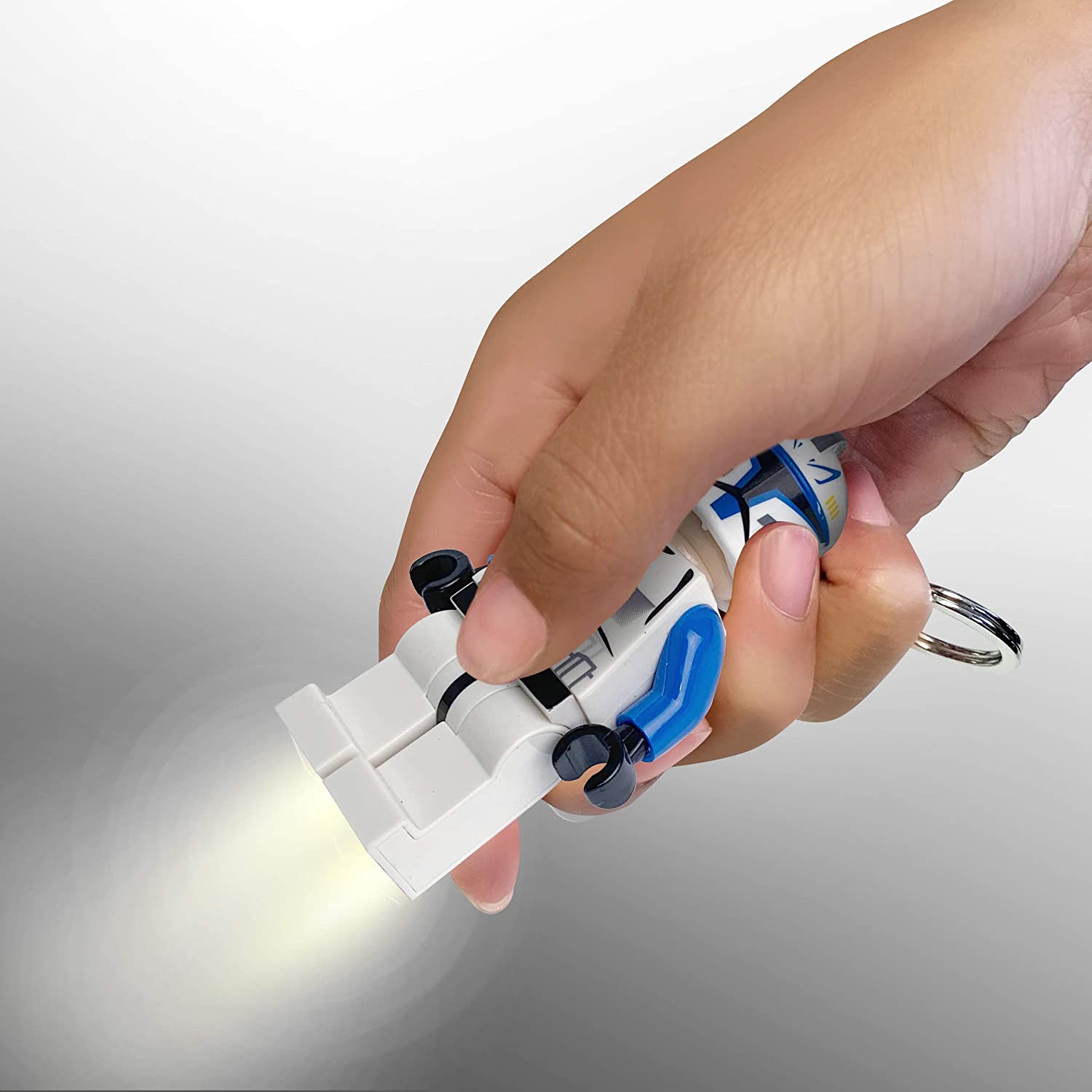 Lego Lights Star Wars Clone Wars Captain Rex Key Light, White, Blue and Black - Image 2
