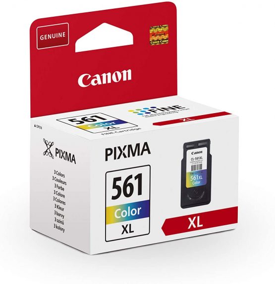 Canon Original High Yield Ink Cartridge Compatible with Pixma Series, 300 Pages, Cyan/Magenta/Yellow, Multipack One Size CLI-561 - Image 2