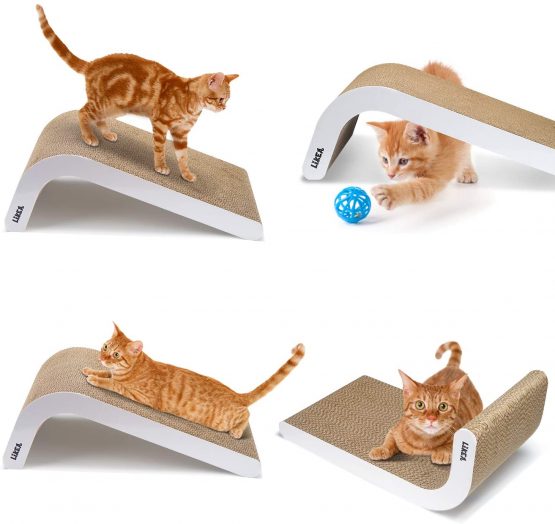 LIKEA Cat Scratcher, Incline Scratching Pad Post with Catnip【Superior Cardboard & Construction, Multiple Scratching Angles to Match Your Cat's Preference - Image 2