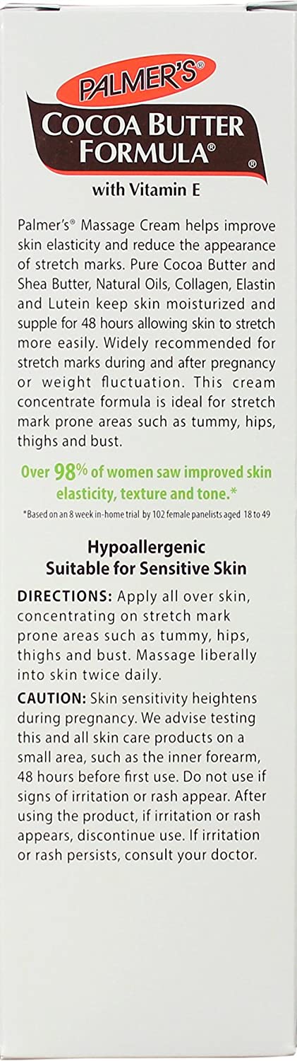 Palmers Cocoa Butter Formula Massage Cream for Stretch Marks 4.4 Oz, White, 125 g (Pack of 1) - Image 3