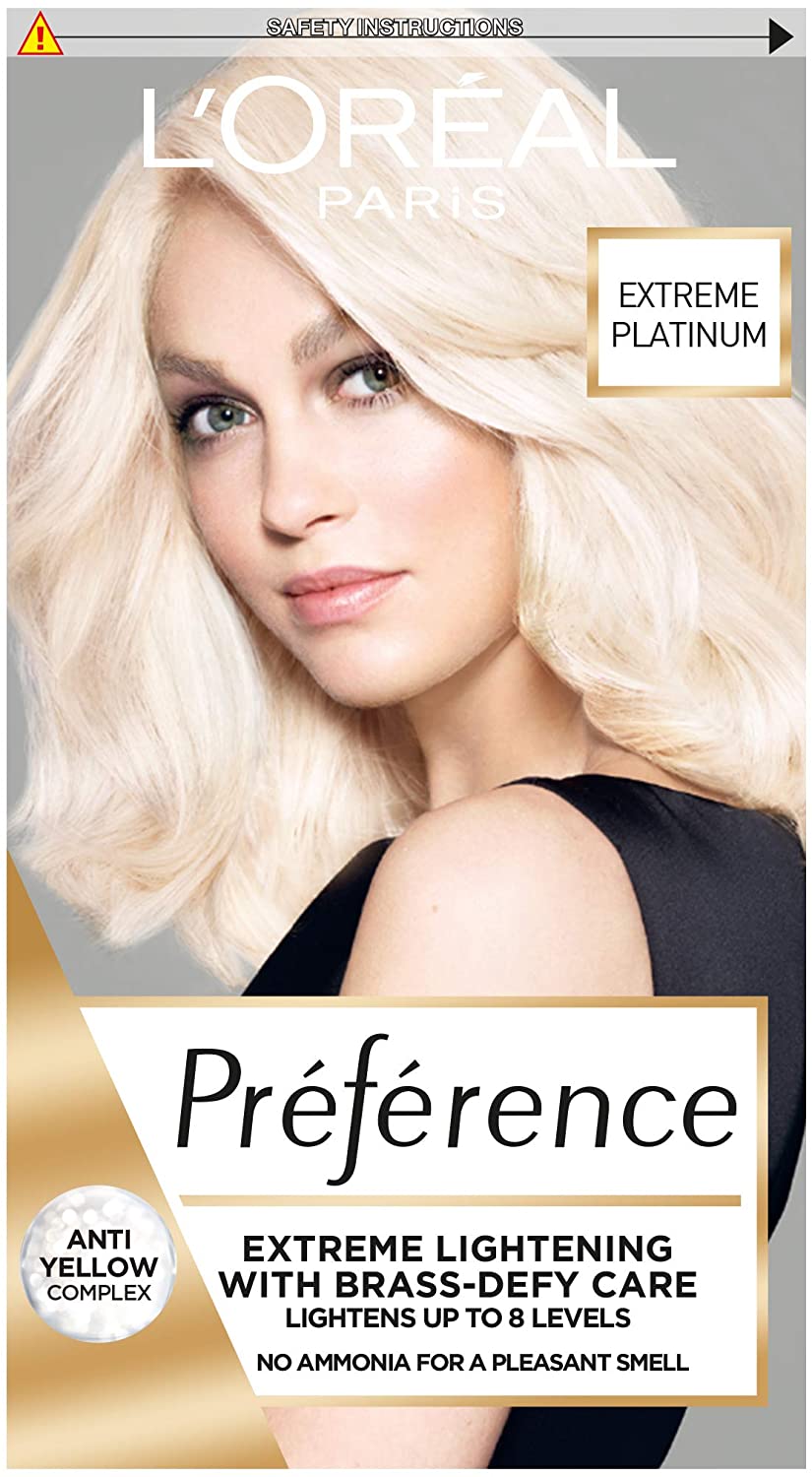 L'Oreal Preference Permanent Hair Dye Extreme Platinum