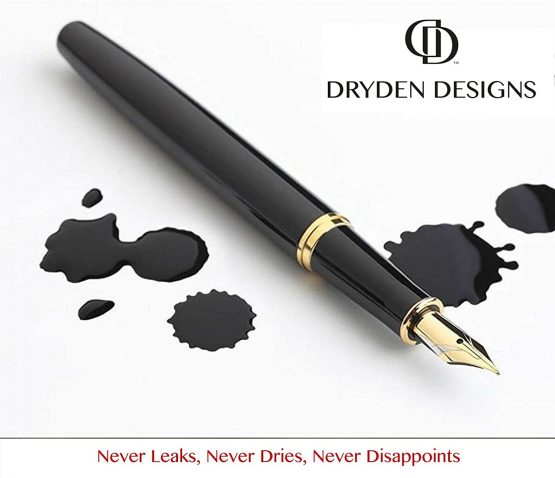 Dryden Designs Fountain Pen Ink Cartridges - SET OF 24 BLACK INK CARTRIDGES - Short International Standard Size - Disposable and Generic Ink Refill Cartridges - Perfect for Calligraphy - Image 2