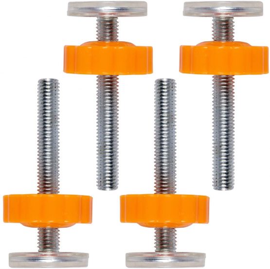 COSORO M10 Pressure Baby Gates Threaded Spindle Rods Walk Thru Gates Accessory Screw Bolts (4pcs Spindle Rods)