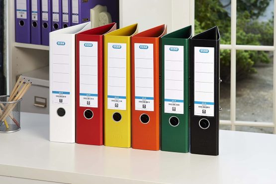 Elba A4 50 mm Plastic Lever Arch File - Blue, 100025925 - Image 3