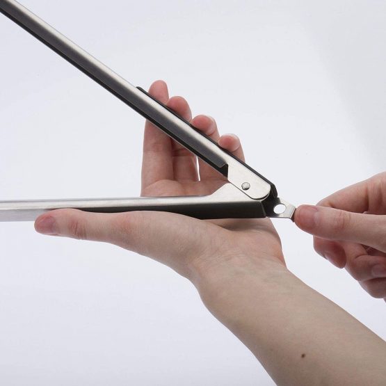 Westmark Barbecue Tongs, Stainless Steel/Plastic, Length: 37.7 cm, Classic Special, Silver/Black, 15162270 - Image 2