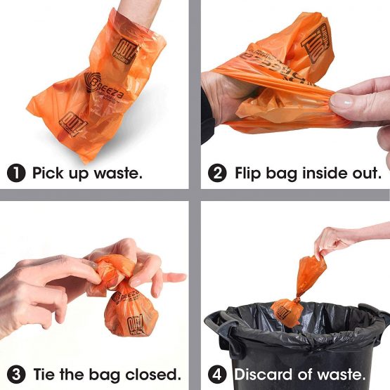 OUT! Dog Poop Pick-Up Bags, strong and Leakproof - Green (Pack of 120) - Image 4