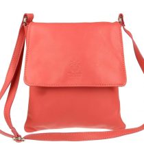 Girly Handbags Italian Soft Leather Cross Body Shoulder Bag Flap Zipper