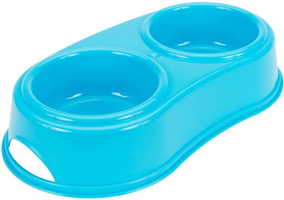 Agrobiothers Double Feeding Bowl for Cats, Small - Image 2