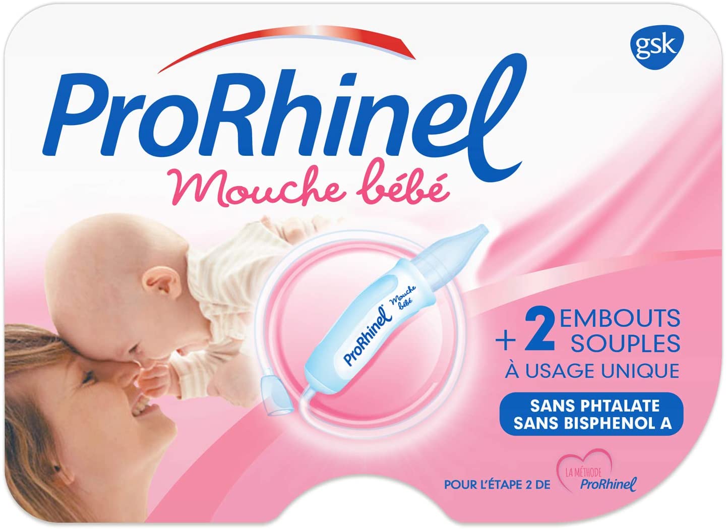 Prorhinel Ergonomic Baby Fly, Safe and hygienic, Reduces The Risk of sinusitis and Ear infections, Made in France
