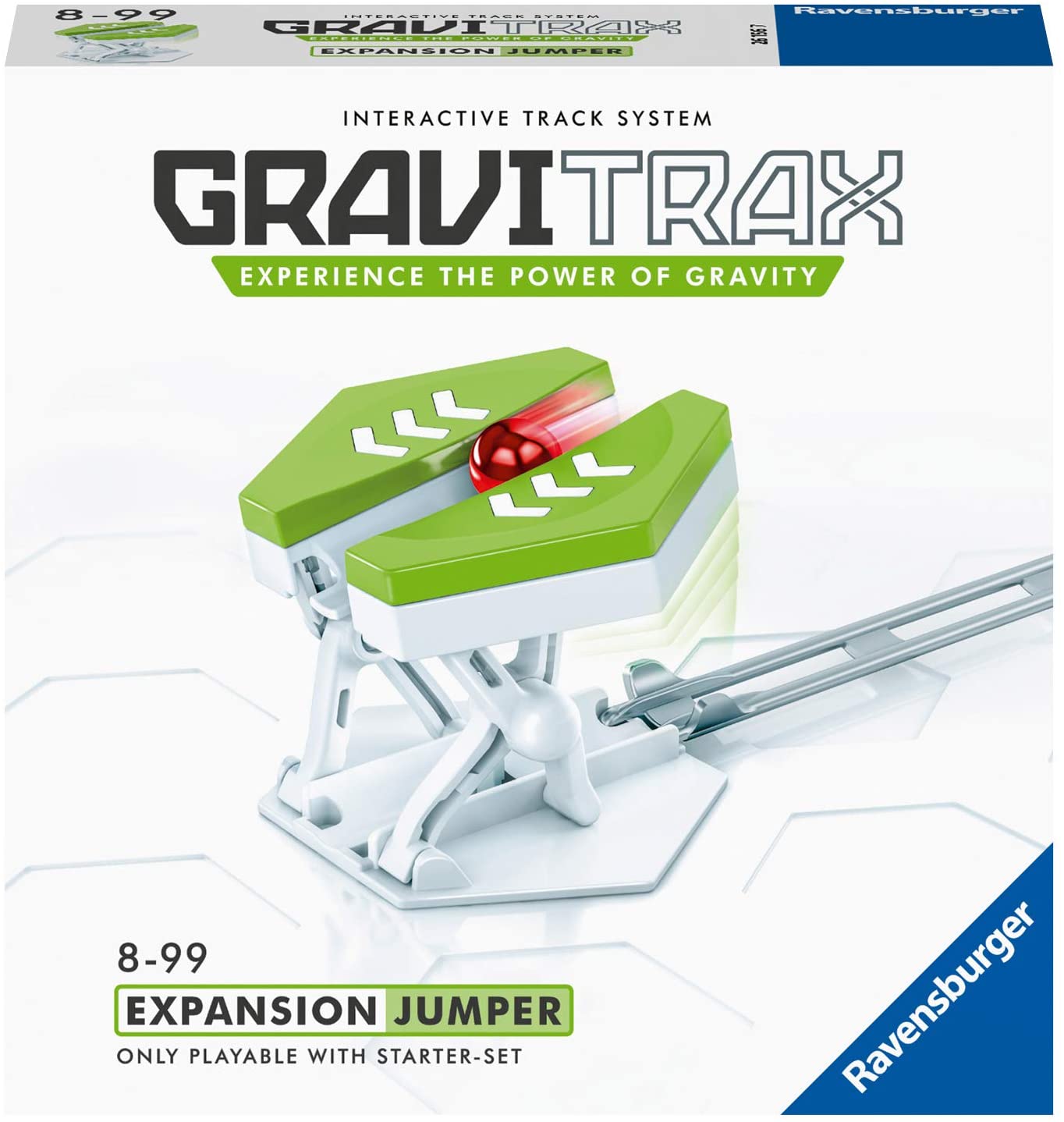 Ravensburger GraviTrax Jumper Add On - Marble Run, STEM and Construction Toy For Kids Age 8 Years and Up, No Colour, Small