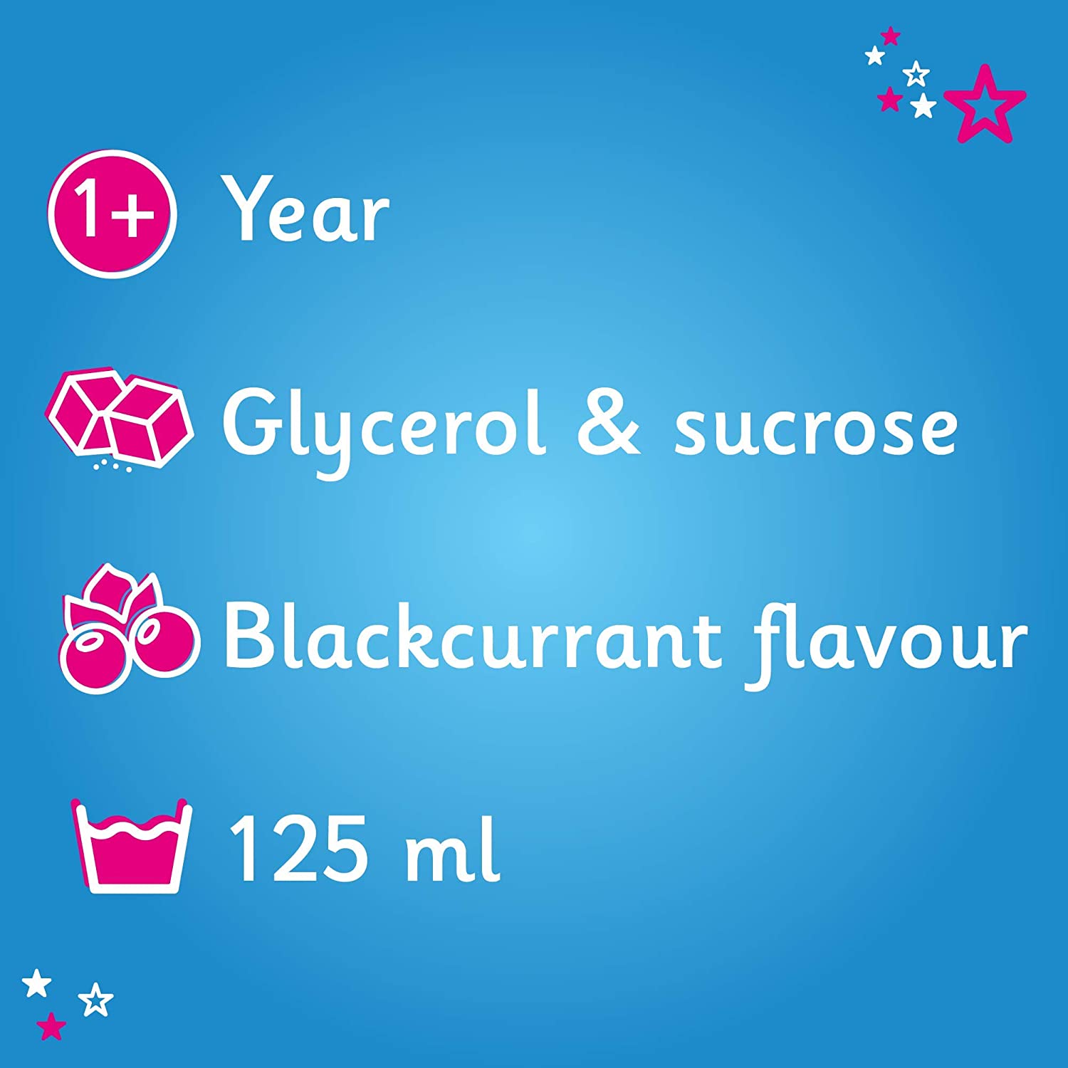 Calcough Children's Syrup, Cough & Sore Throat Relief for 1+ Year, Blackcurrant Flavour, 125ml, White, 125 ml (Pack of 1) - Image 2