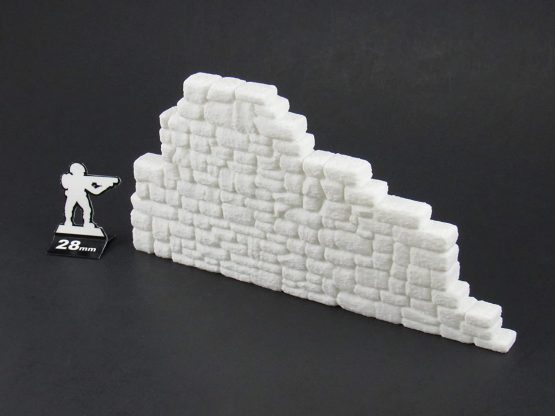 EnderToys Ruined Stone Walls Set B, Terrain Scenery for Tabletop 28mm Miniatures Wargame, 3D Printed and Paintable - Image 4
