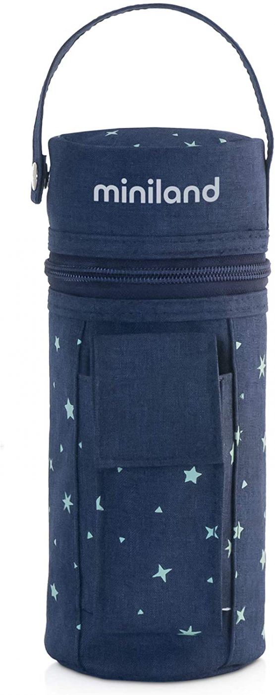 Miniland Baby Bottle Warmer Very Practical for The car, Denim - Image 3