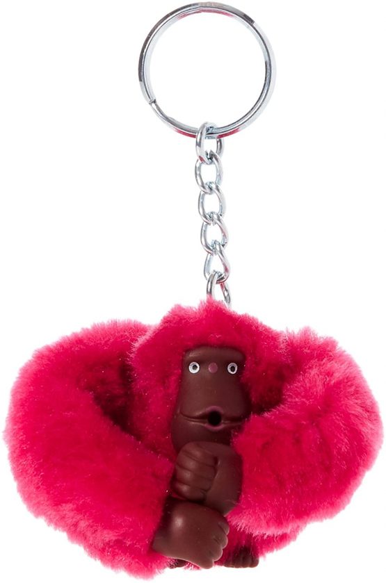 Kipling Women Monkeyclip S K16474 keychain, Pink (True Pink 09F), 4.5x5x4 cm