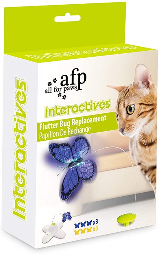 ALL FOR PAWS Interactive Cat Butterfly Toy (Butterfly Replacement) - Image 2