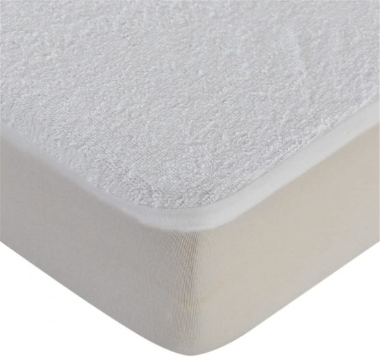 Dudu N Girlie 40 x 95cm Crib Mattress Protector Terry Cotton - Fitted - Image 3